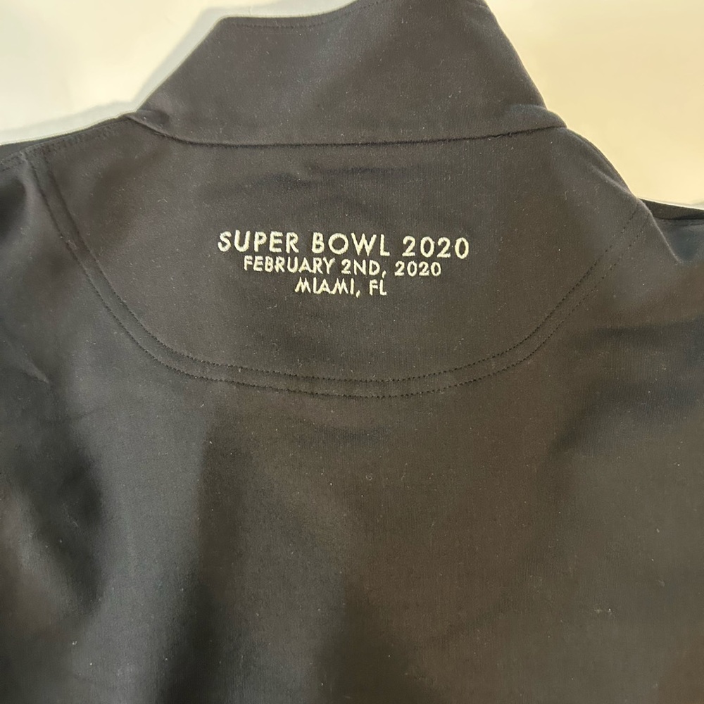 Finn Ryan Luxury Custom Apparel Men’s Black Performance Jacket w/ 2020 superbowl - Picture 6 of 6